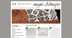 Desktop Screenshot of encajesalmagro.com