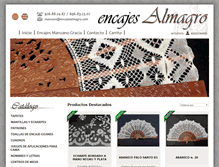 Tablet Screenshot of encajesalmagro.com